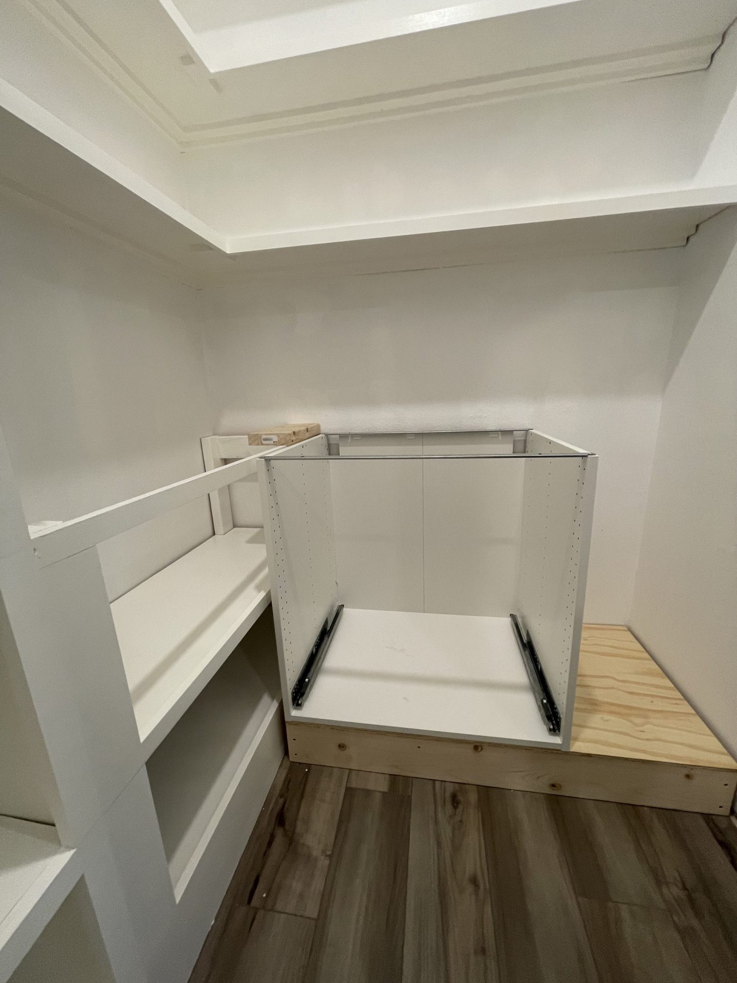 Custom Base on Ikea Cabinet