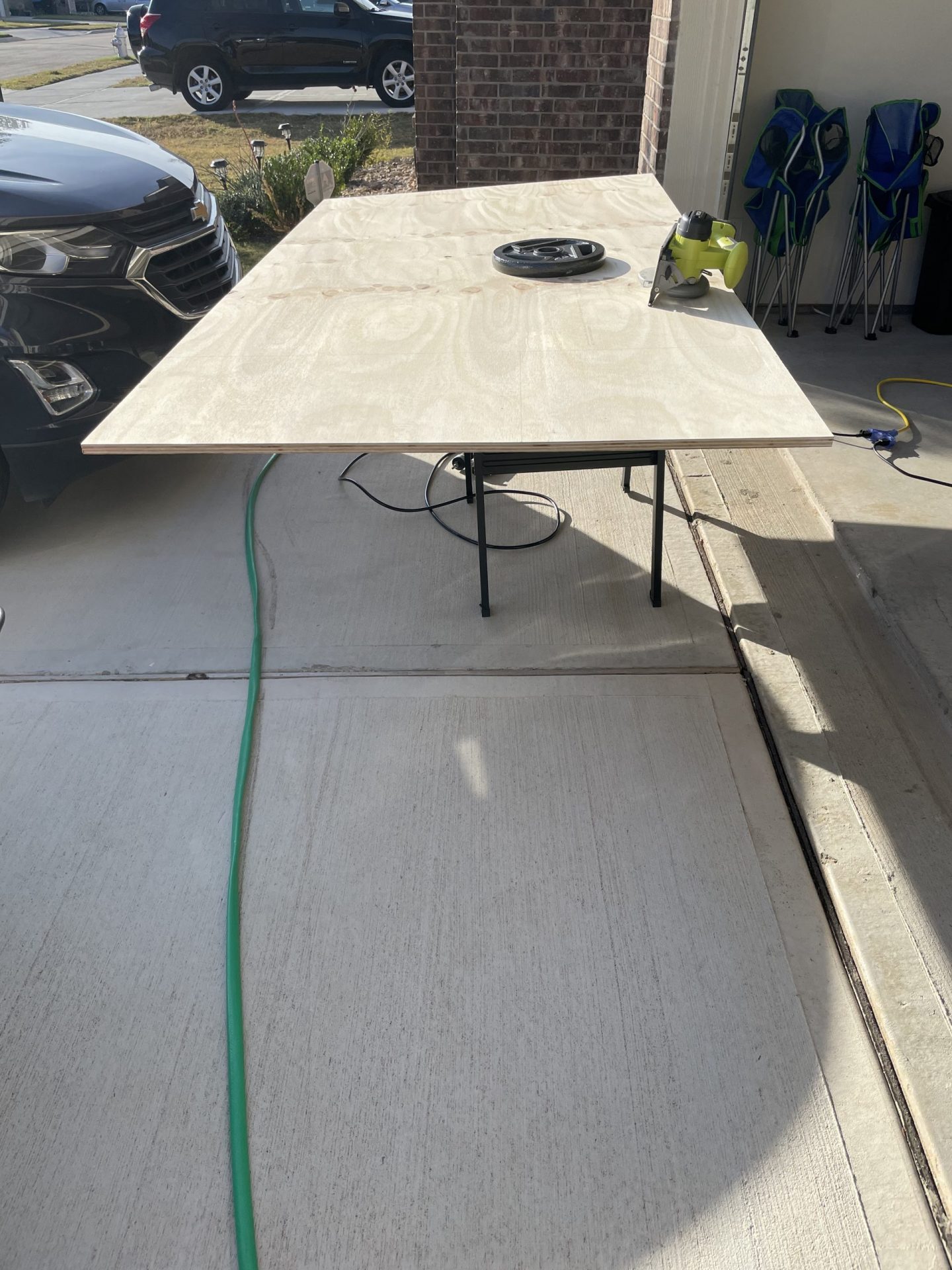 Trimming Plywood