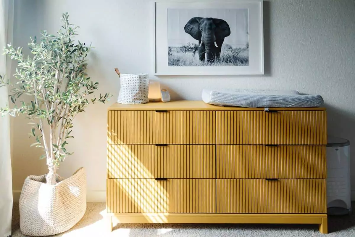 Ikea Tarva Dresser Hack: Cane Detail