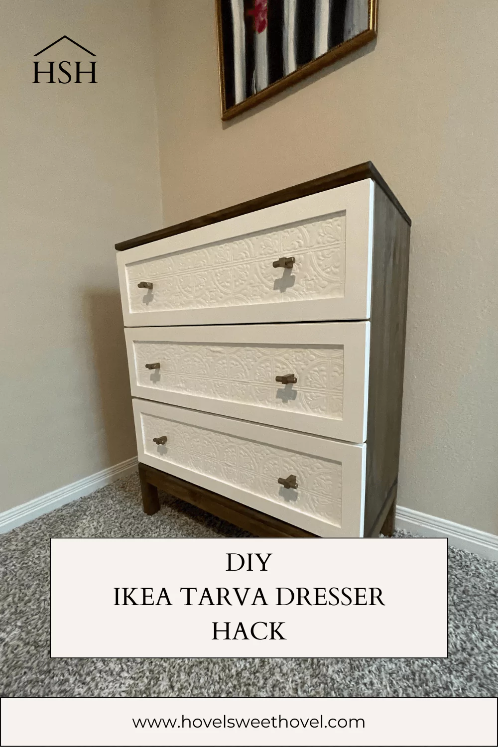 Ikea Tarva Dresser Hack | DIY Pin