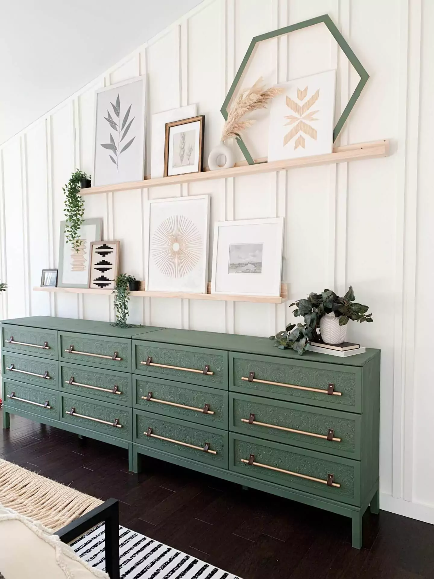 Ikea Tarva Dresser Hack Green