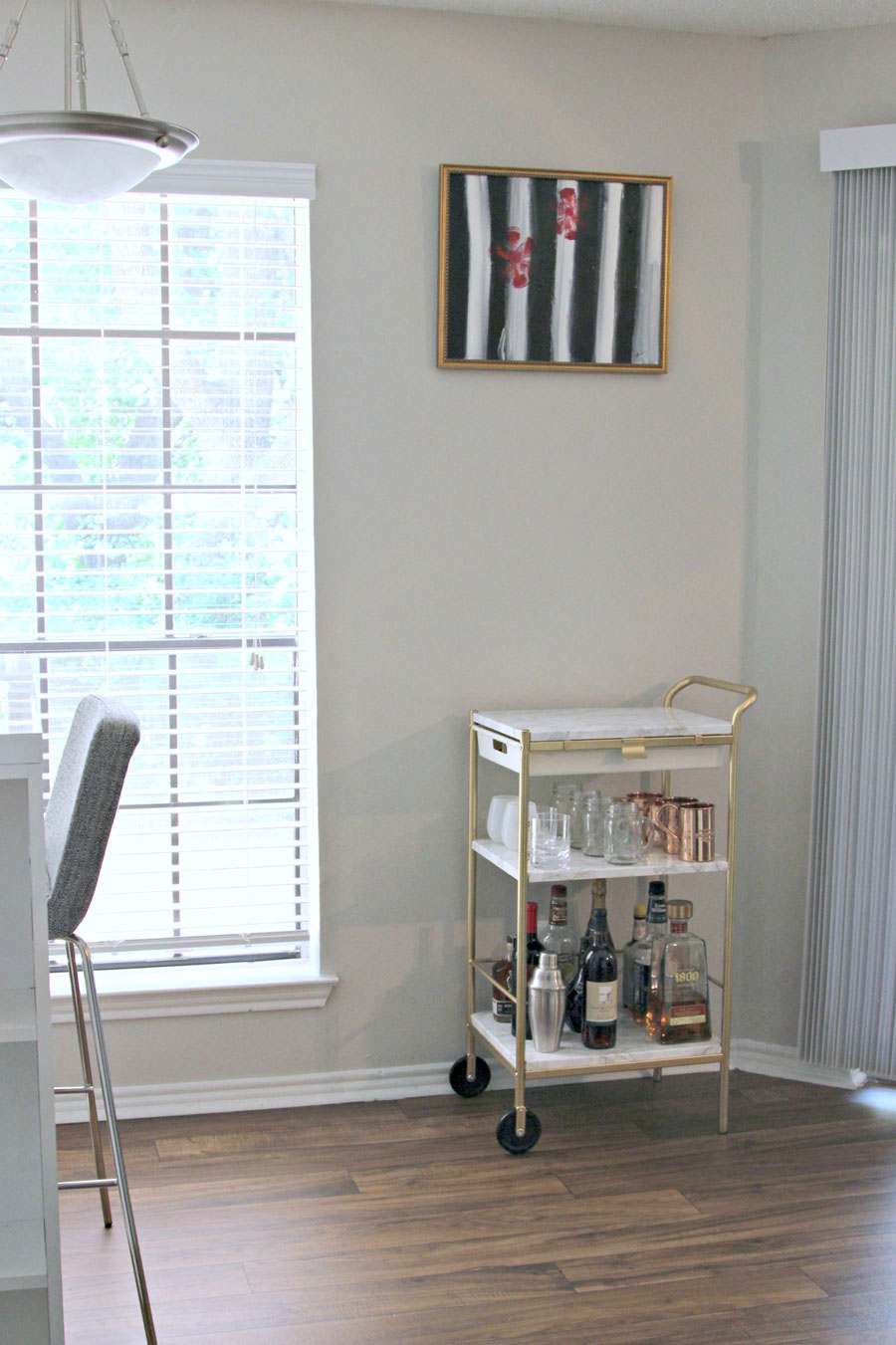 diy bar cart