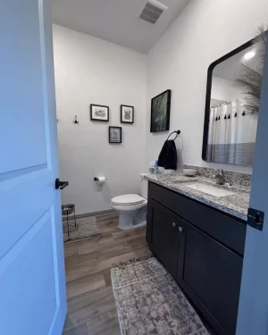 Builder Grade Small Bathroom Updates: Before and After