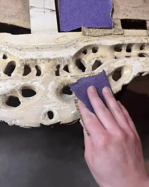 How to Sand Detailed Wood on an Antique Couch | DIY