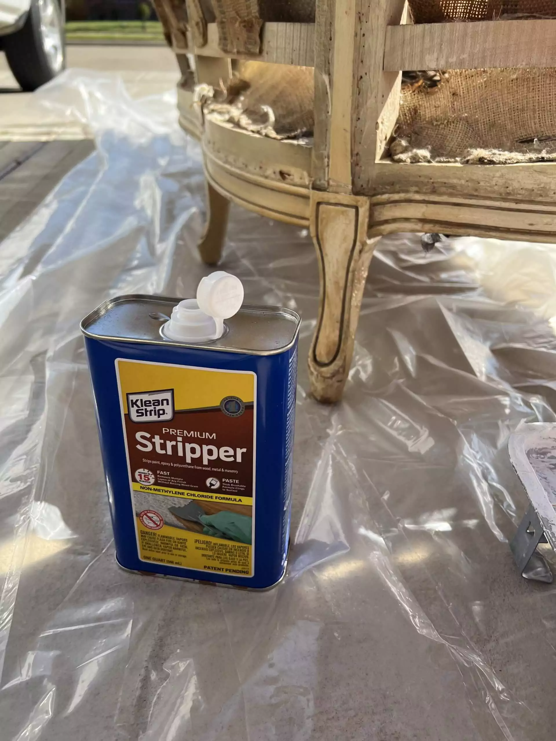 How to Strip Paint from Antique Couch