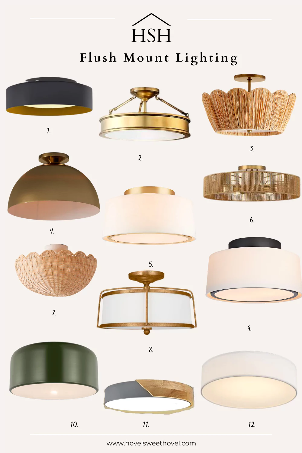 Flush Mount Lighting Ideas, Currently Shopping