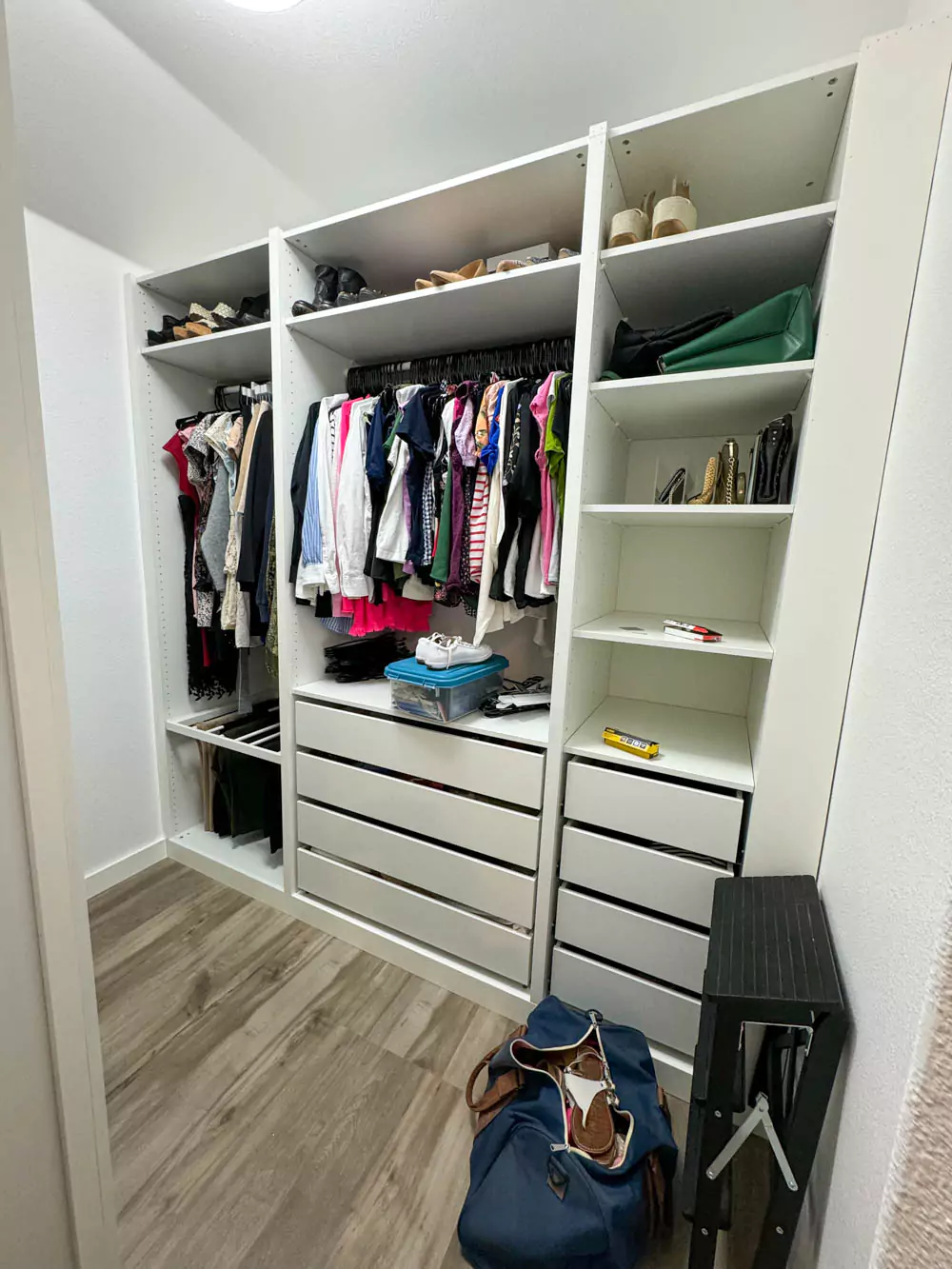 Our DIY Ikea PAX Built-in Closet Makeover Closed the Gap