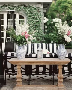 Black and White Outdoor Space Inspiration