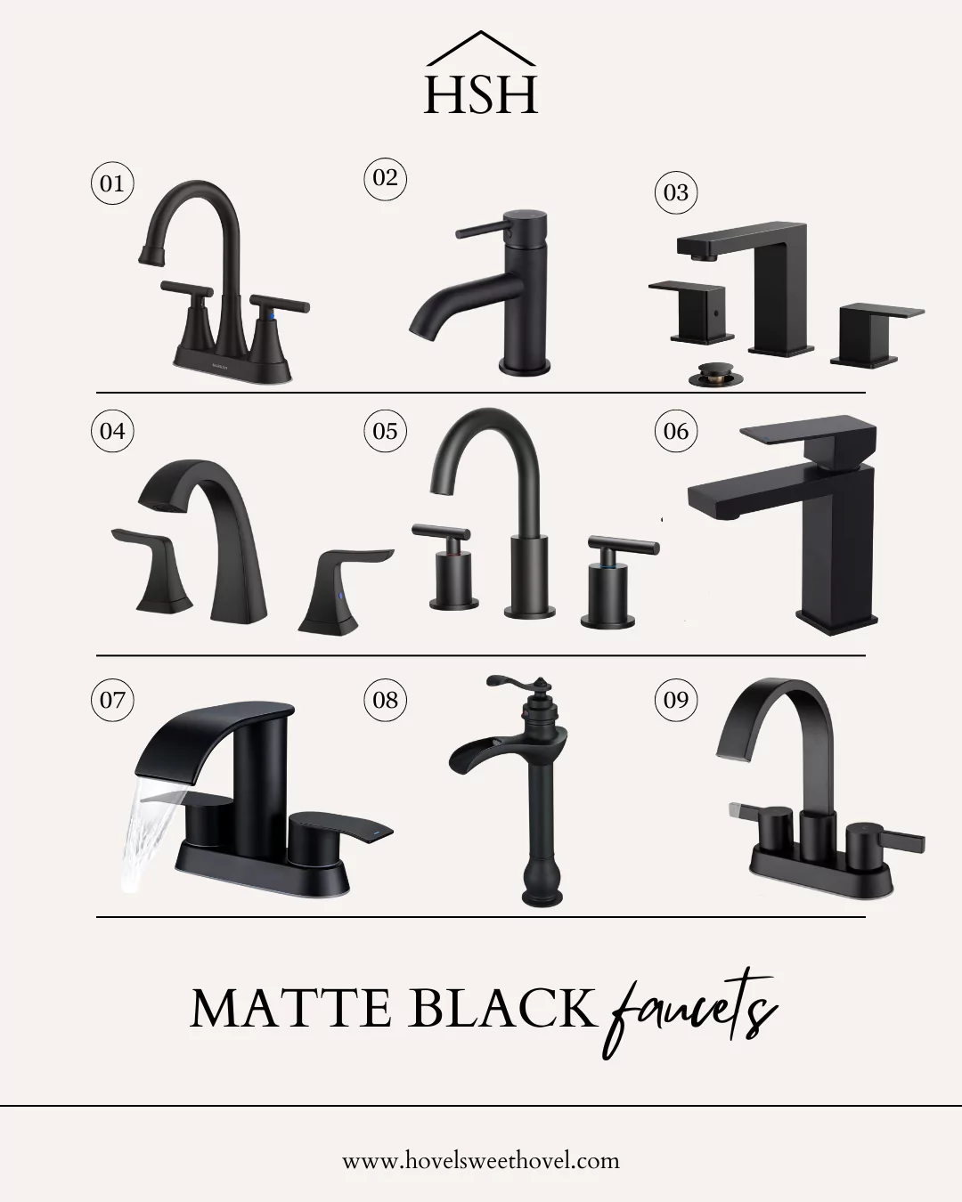 Matte Black Faucet