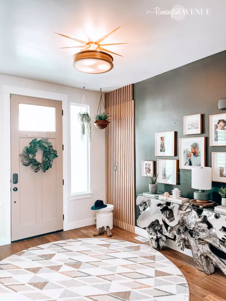 midcentury modern slat wall diy