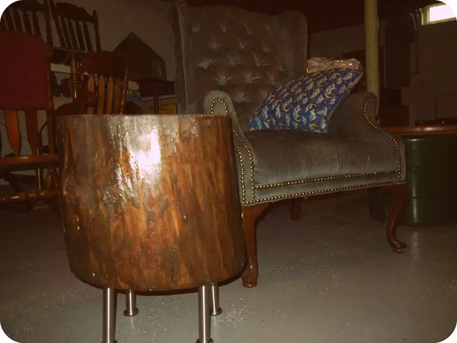 Tree Stump Table | DIY
