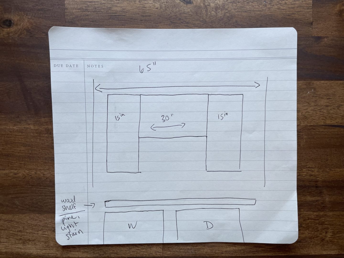Laundry Room Design Sketch