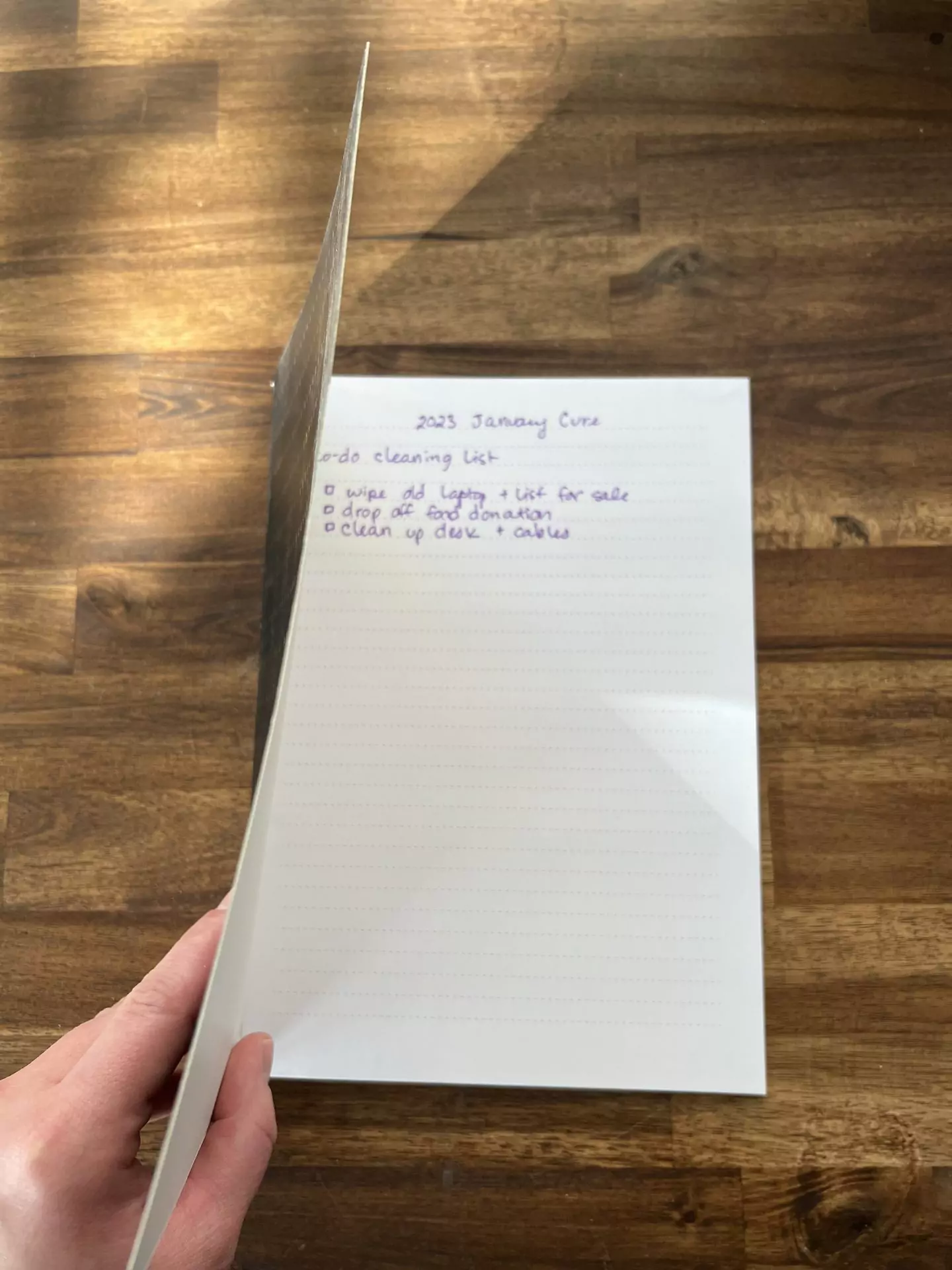 January Cure to-do list