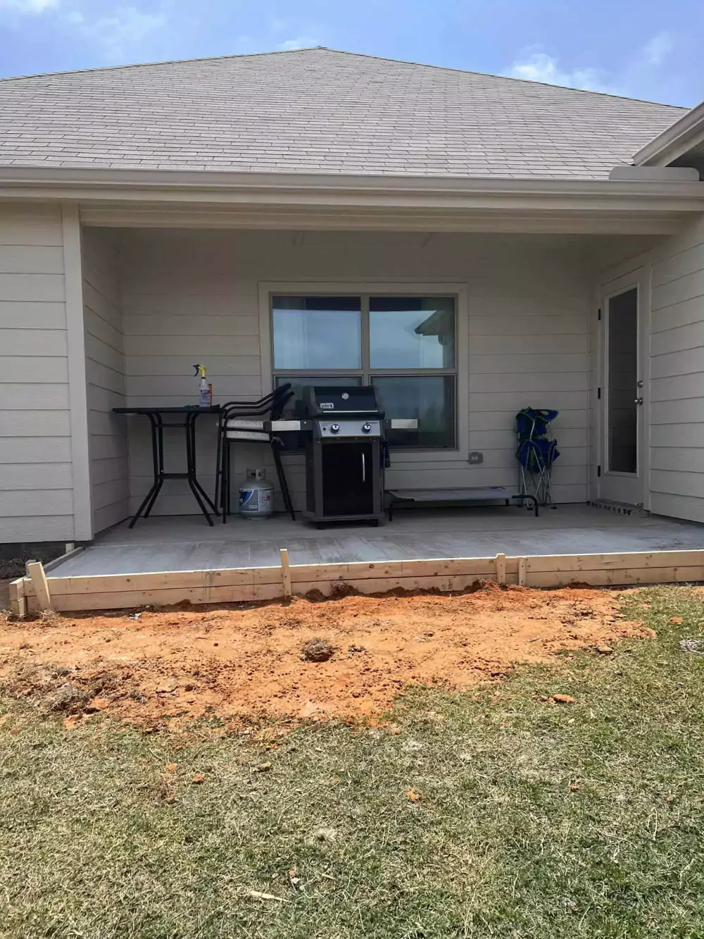 patio extension finished