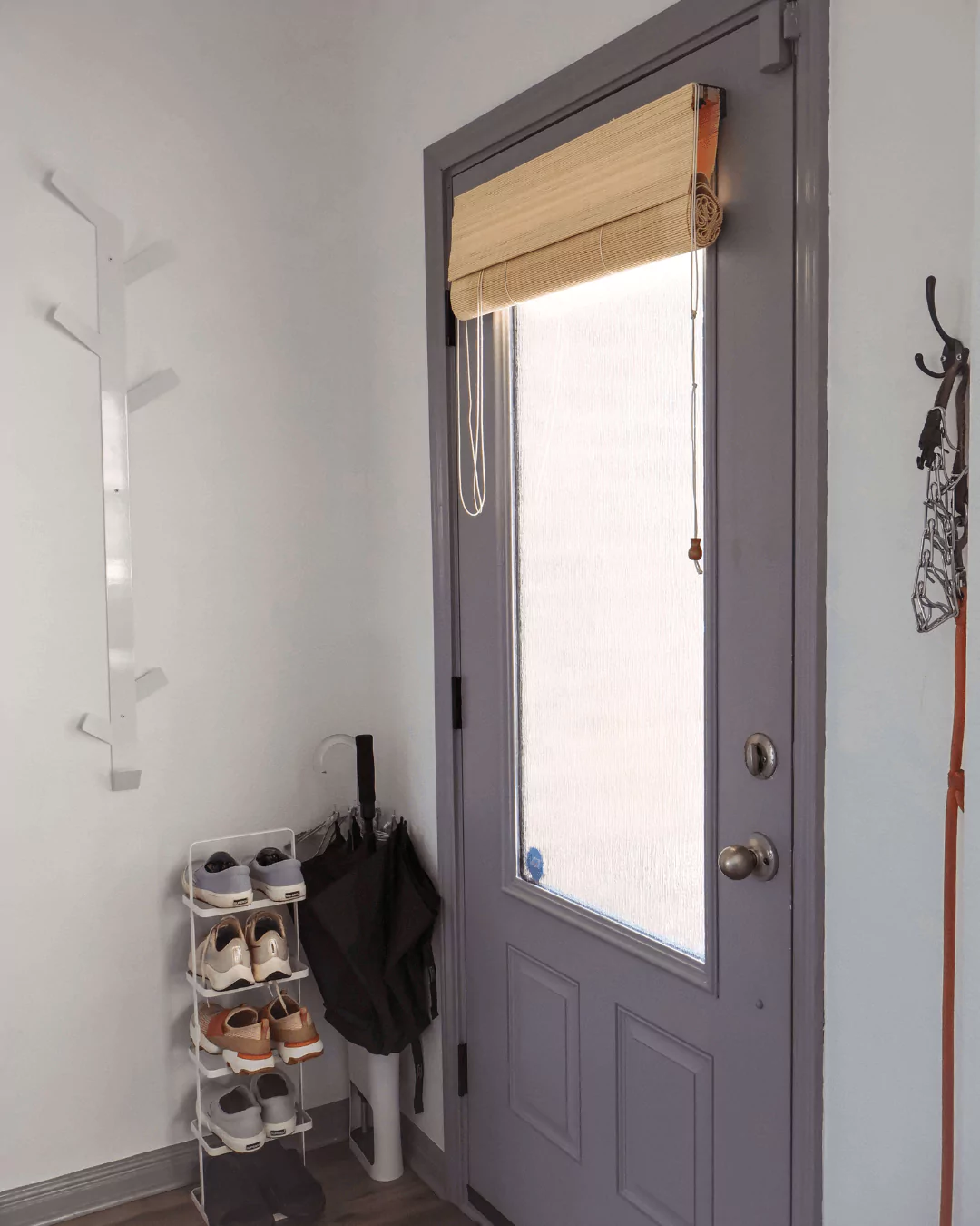 Small Entryway Roman Blinds
