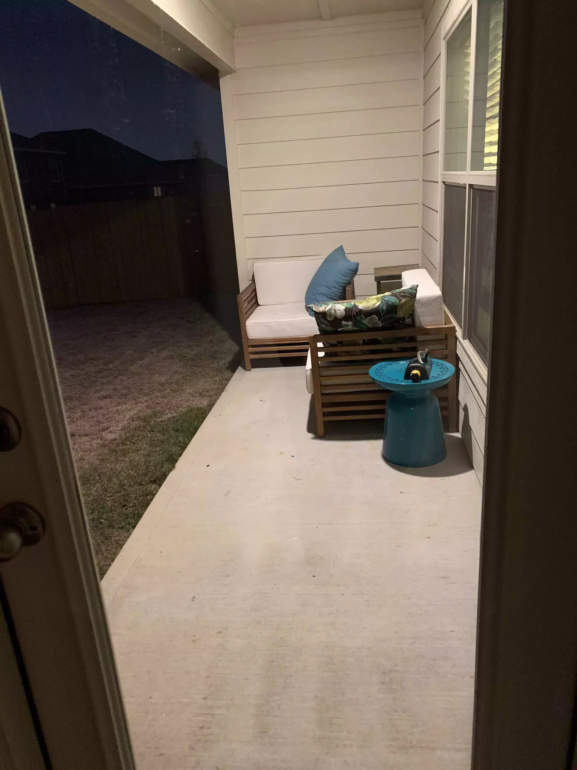 Small Patio Before