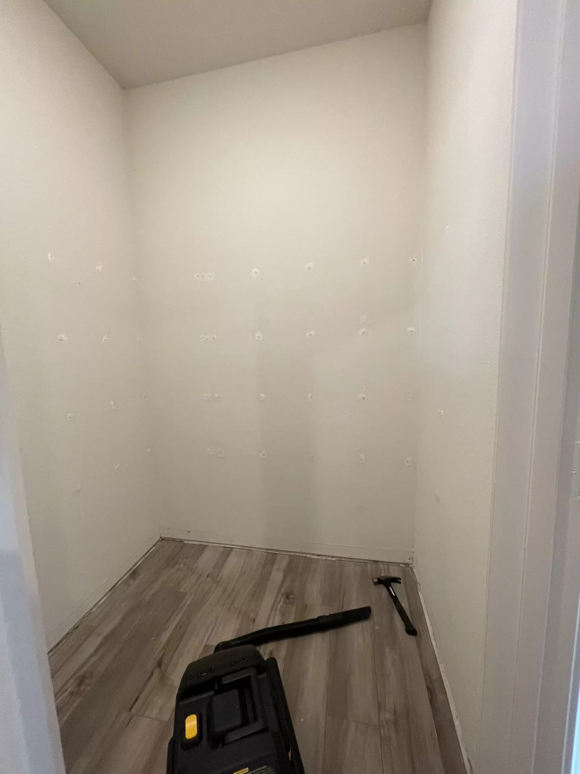 Kitchen Pantry Removed all baseboards