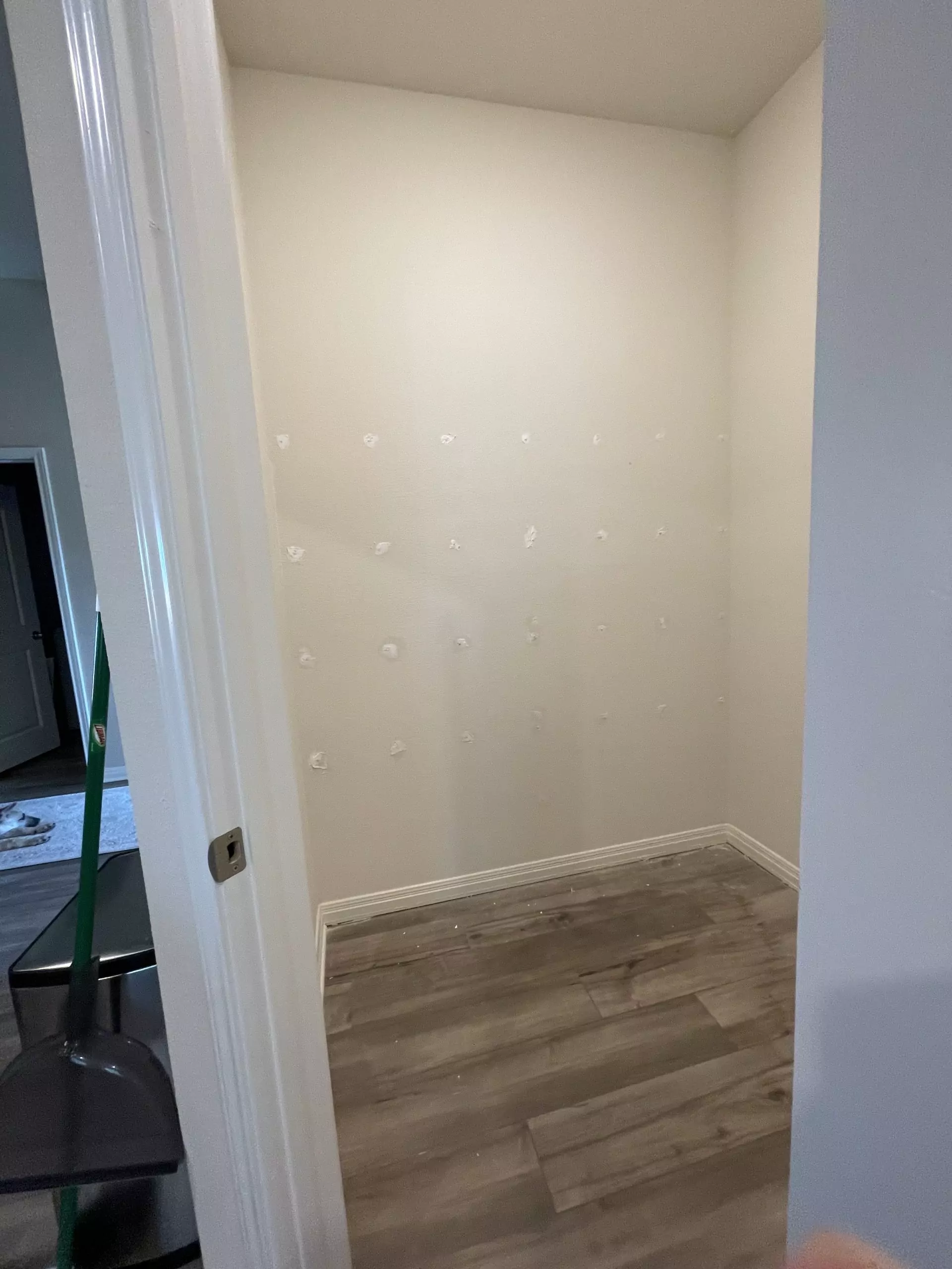 Kitchen Pantry Spackle 1