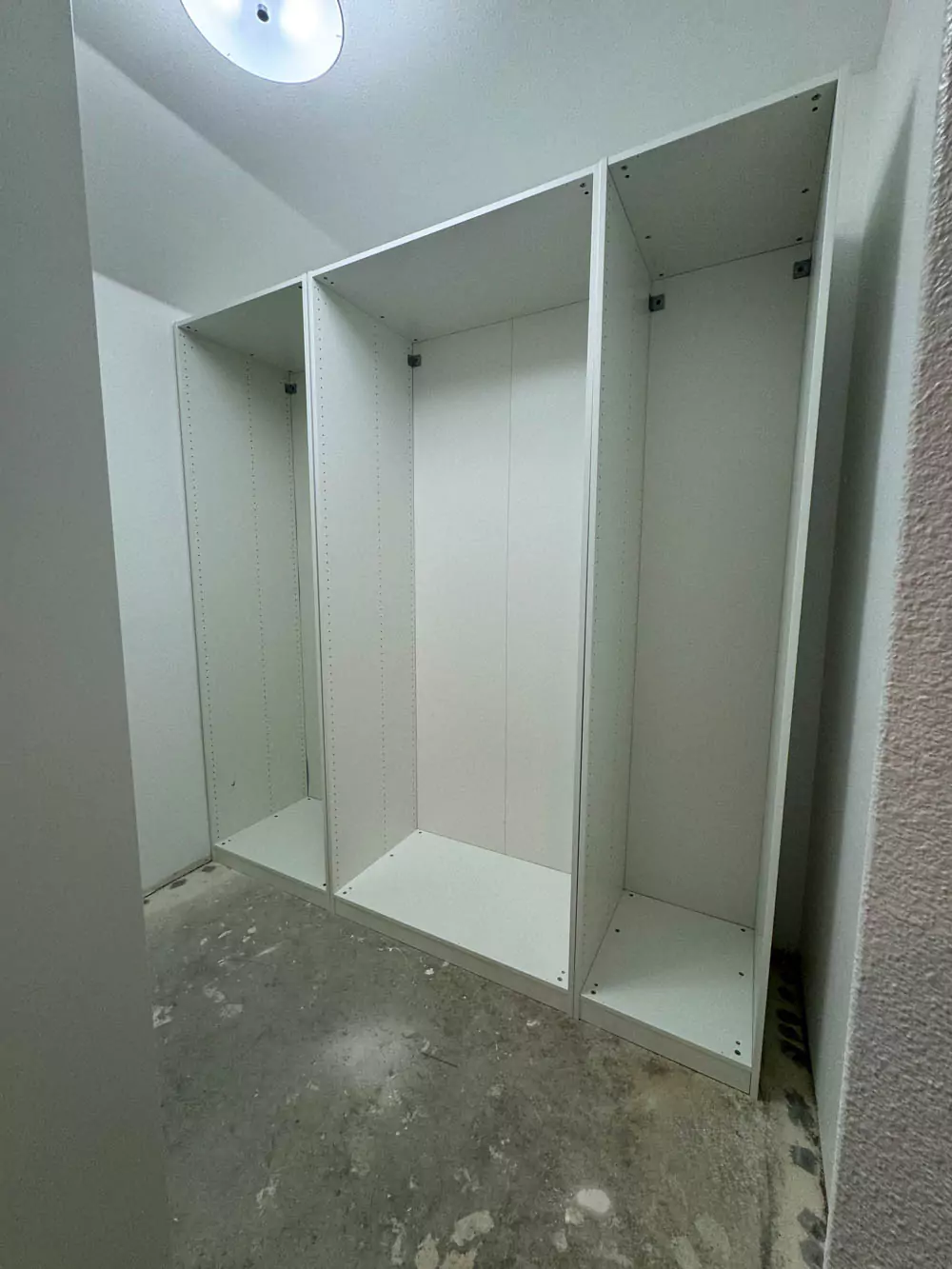 Installing Ikea PAX Wardrobe