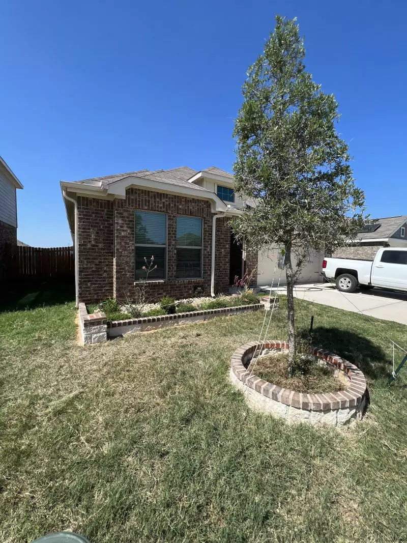 add character to your builder grade home Front Yard Brickwork