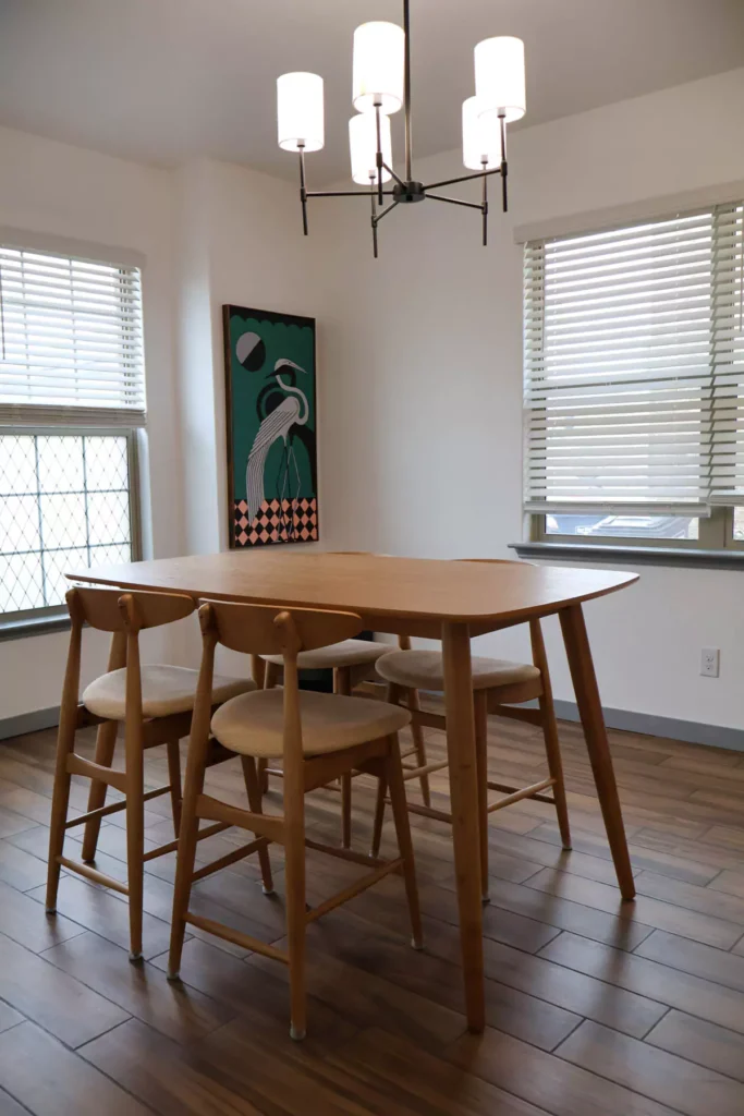 Adding a chandelier to our dining room
