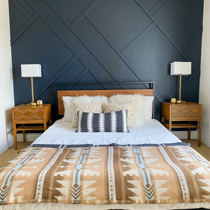 rebel villa modern wood accent wall