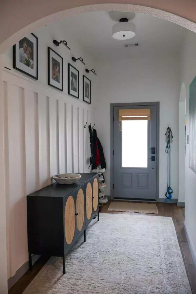 DIY Board and Batten Wall - Final Touches
