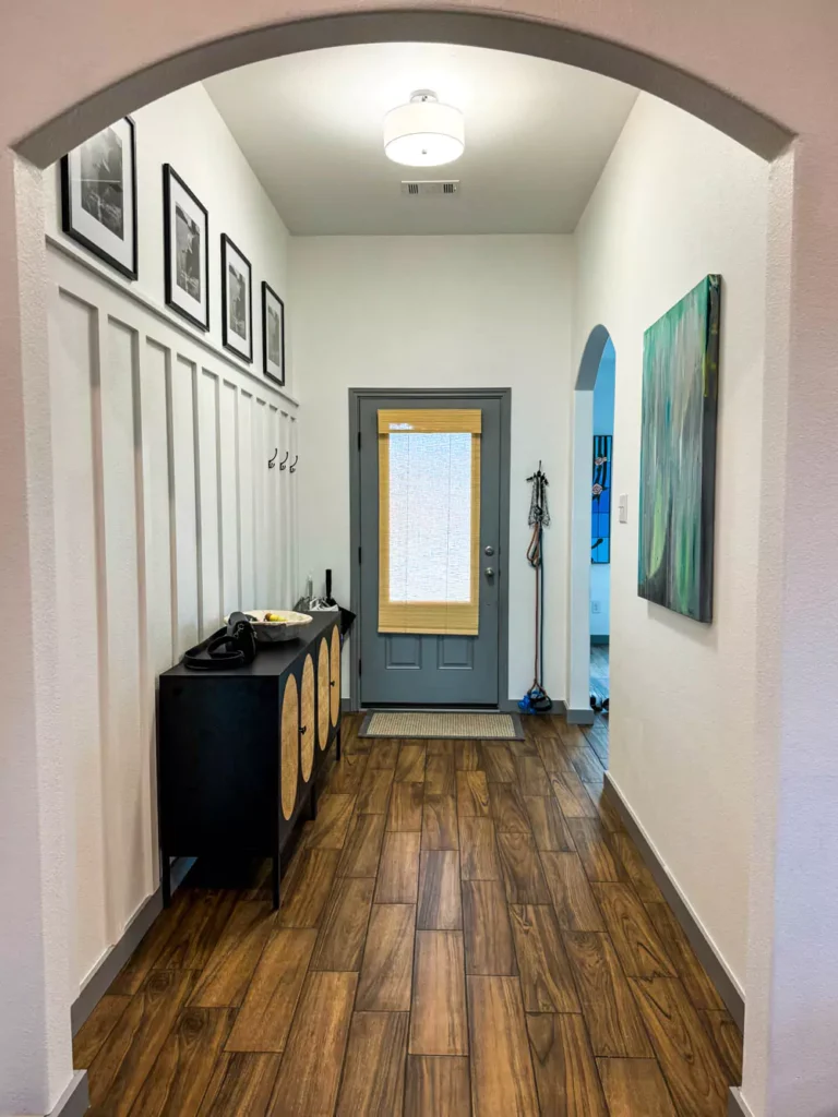 DIY Board and Batten Wall - Final Touches